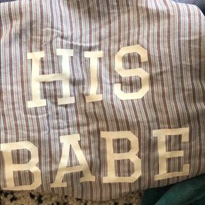 His Babe button down